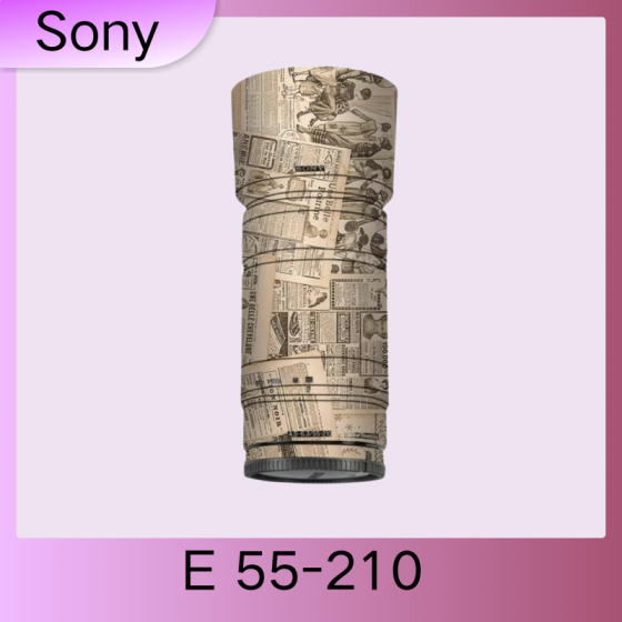 Lentes Sony E55-210F4.5-6.3 OSS  - Pele câmera, adesivo câmera - com alta resistência a arranhões, à prova d'água e com design elegante.